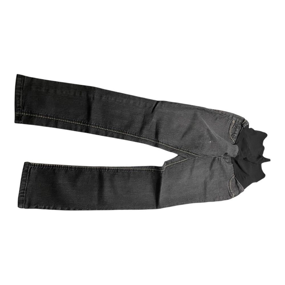 Maternity Black Jeans Fade to Blue Size: S - Picture 2 of 5